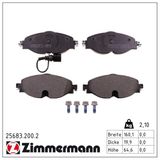 ZIMMERMANN Комплект тормозных колодок, дисковый тормоз 25683.200.2