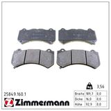 ZIMMERMANN Bremžu uzliku kompl., Disku bremzes 25849.160.1