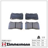 ZIMMERMANN Bremžu uzliku kompl., Disku bremzes 25850.160.1