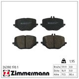 ZIMMERMANN Комплект тормозных колодок, дисковый тормоз 26390.170.1