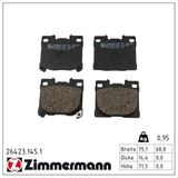 ZIMMERMANN Комплект тормозных колодок, дисковый тормоз 26423.145.1