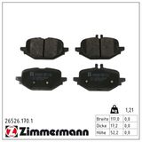 ZIMMERMANN Комплект тормозных колодок, дисковый тормоз 26526.170.1