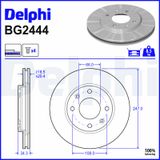 DELPHI Jarrulevy BG2444