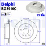 DELPHI Jarrulevy BG3910C
