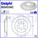 DELPHI Тормозной диск BG4334C