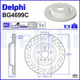 DELPHI Тормозной диск BG4699C