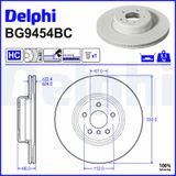 DELPHI Jarrulevy BG9454BC