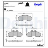 DELPHI Jarrupala, levyjarru LP1096