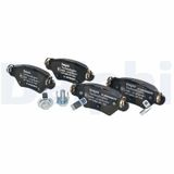 DELPHI Комплект тормозных колодок, дисковый тормоз LP1553