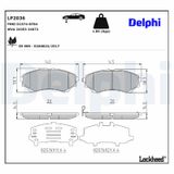 DELPHI Jarrupala, levyjarru LP2036