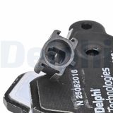 DELPHI Комплект тормозных колодок, дисковый тормоз LP2704
