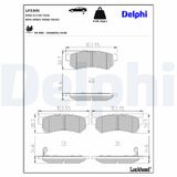 DELPHI Jarrupala, levyjarru LP3305