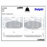 DELPHI Jarrupala, levyjarru LP3409