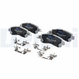 DELPHI Комплект тормозных колодок, дисковый тормоз LP5003EV