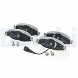 DELPHI Комплект тормозных колодок, дисковый тормоз LP5006EV