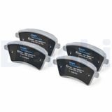 DELPHI Комплект тормозных колодок, дисковый тормоз LP5017EV