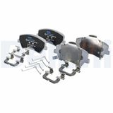 DELPHI Комплект тормозных колодок, дисковый тормоз LP5024EV