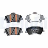DELPHI Комплект тормозных колодок, дисковый тормоз LP5024EV