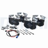 DELPHI Комплект тормозных колодок, дисковый тормоз LP5066EV