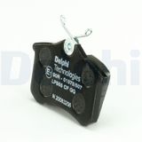 DELPHI Комплект тормозных колодок, дисковый тормоз LP565