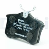 DELPHI Комплект тормозных колодок, дисковый тормоз LP571