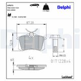 DELPHI Jarrupala, levyjarru LP571