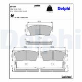 DELPHI Jarrupala, levyjarru LP684