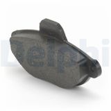 DELPHI Комплект тормозных колодок, дисковый тормоз LP851