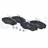 DELPHI Комплект тормозных колодок, дисковый тормоз LP913