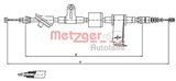 METZGER AUTOTEILE Тросик, cтояночный тормоз 12.0101