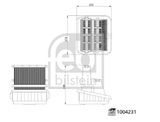 FEBI BILSTEIN Воздушный фильтр 1004231