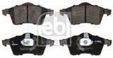 FEBI BILSTEIN Bromsbeläggssats, skivbroms 16306