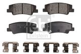 FEBI BILSTEIN Комплект тормозных колодок, дисковый тормоз 186399