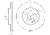 METELLI Тормозной диск 23-0314C
