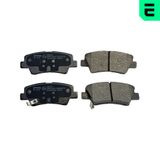 OPTIMAL Комплект тормозных колодок, дисковый тормоз BP-12784