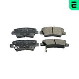 OPTIMAL Комплект тормозных колодок, дисковый тормоз BP-12784