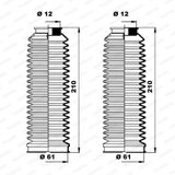MOOG Bälgsats, styrsystem K150181