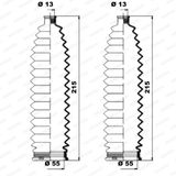 MOOG Bälgsats, styrsystem K150228