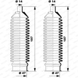 MOOG Bälgsats, styrsystem K150264