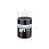 UFI aušinimo skysčio filtras 29.015.00