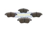 JAPANPARTS Bromsbeläggssats, skivbroms PA-0075AF