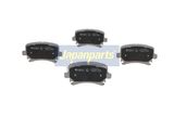 JAPANPARTS Piduriklotside komplekt, ketaspidur PP-0007AF