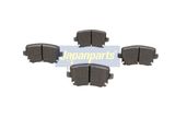 JAPANPARTS Piduriklotside komplekt, ketaspidur PP-0007AF