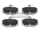JAPANPARTS Комплект тормозных колодок, дисковый тормоз PP-015AF
