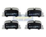 JAPANPARTS Комплект тормозных колодок, дисковый тормоз PP-231AF