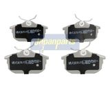JAPANPARTS Комплект тормозных колодок, дисковый тормоз PP-507AF
