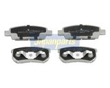JAPANPARTS Комплект тормозных колодок, дисковый тормоз PP-508AF
