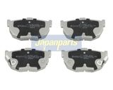 JAPANPARTS Комплект тормозных колодок, дисковый тормоз PP-595AF