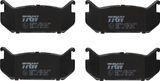 TRW Комплект тормозных колодок, дисковый тормоз GDB1140