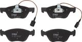 TRW Комплект тормозных колодок, дисковый тормоз GDB1362
